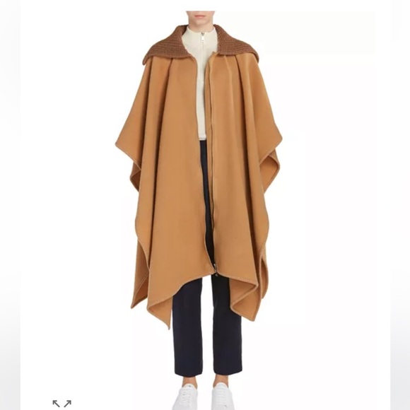 NWT Moncler Wool Cape One Size - Picture 3 of 16